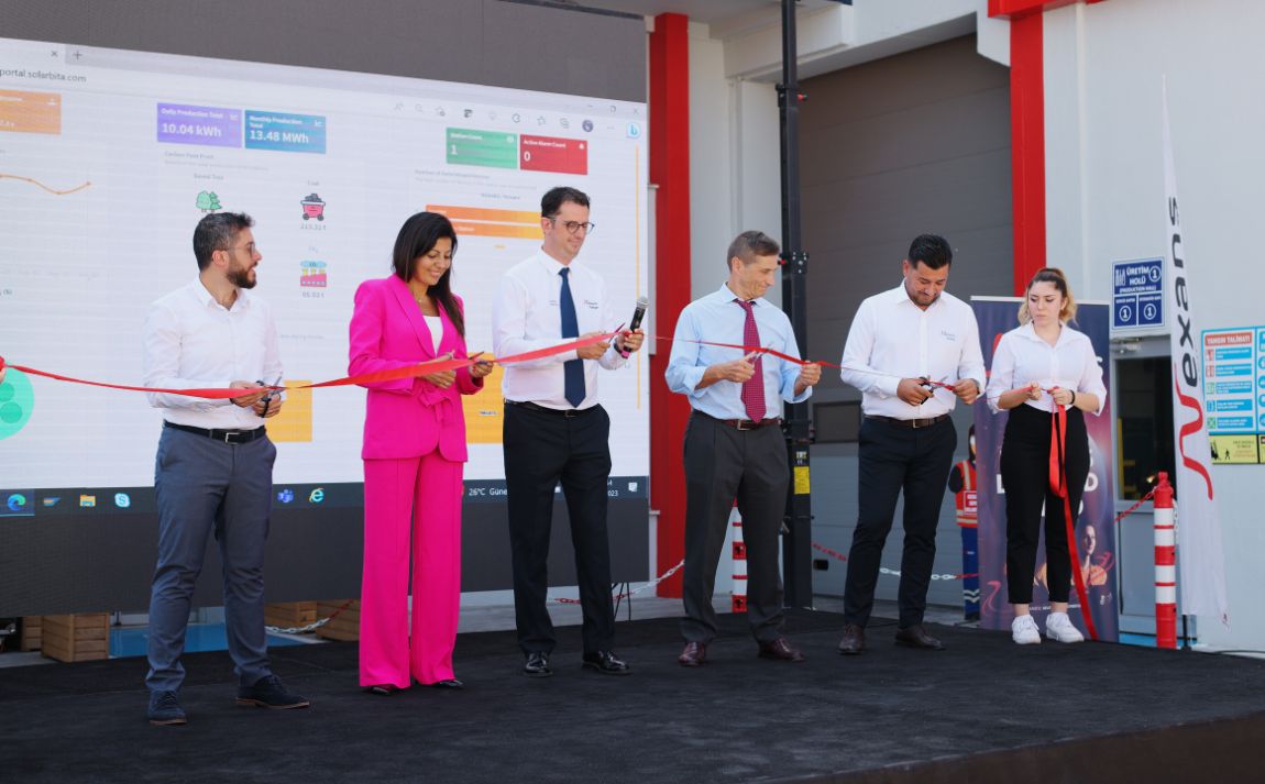 Solar rooftop inauguration at Nexans Denizli plant