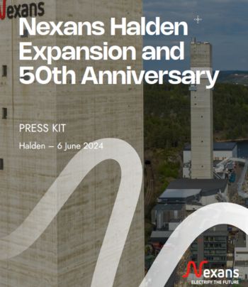 Nexans Halden expansion and 50th anniversary