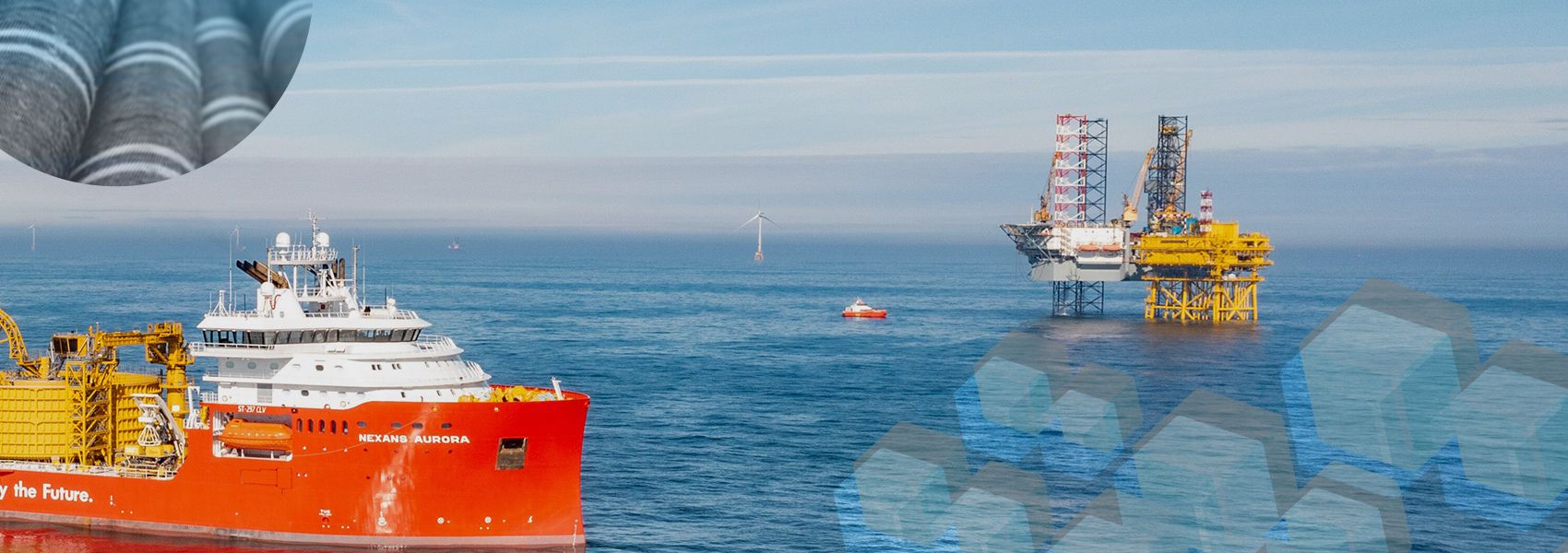 Nexans Aurora and offshore wind converters