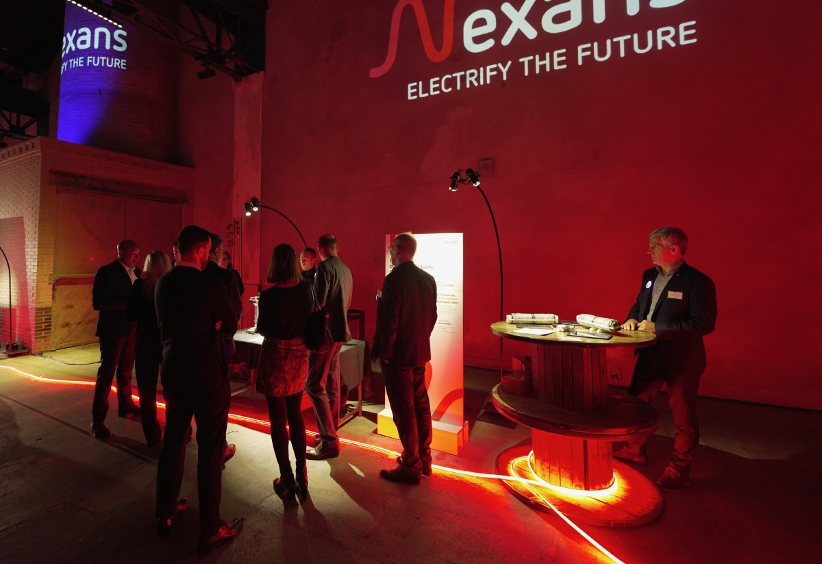 Guests at Nexans' event dedicated to electrification and innovation