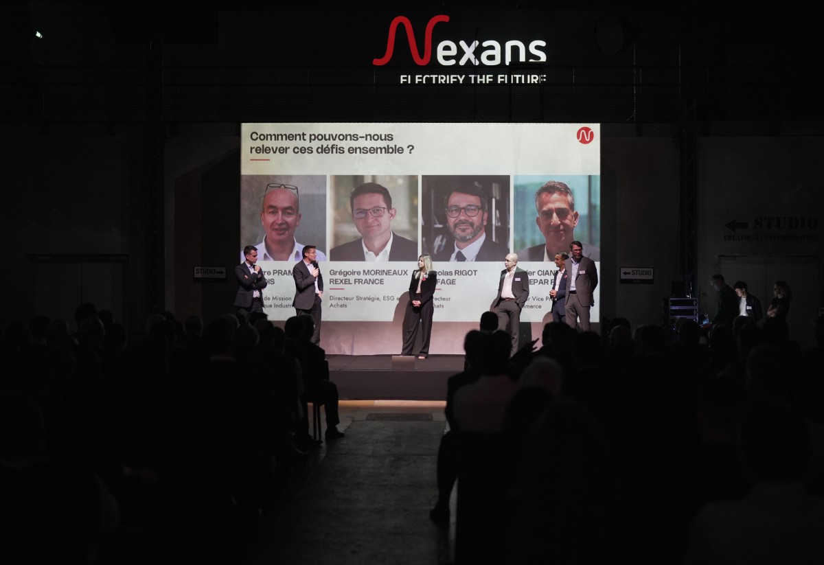 Guests at Nexans' event dedicated to electrification and innovation